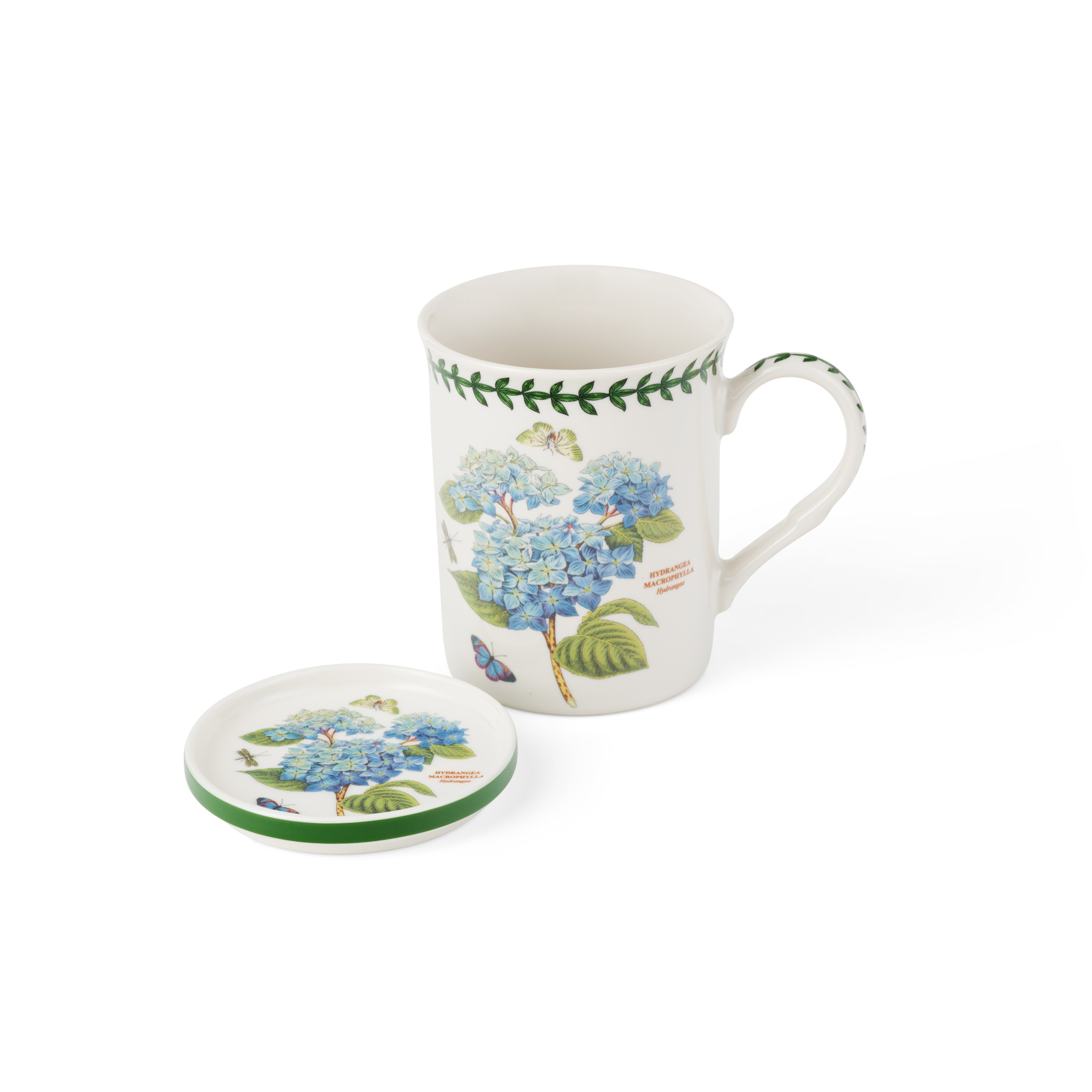 Botanic Garden Mug and Coaster Set (Hydrangea) image number null